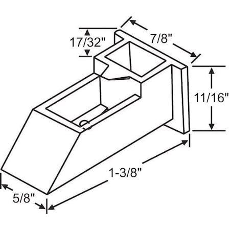 Strybuc Balance Top Sash Guide 900-10066